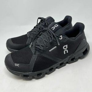 On Cloud Waterproof All Black Running Sneakers Shoes Men's Size 8.5